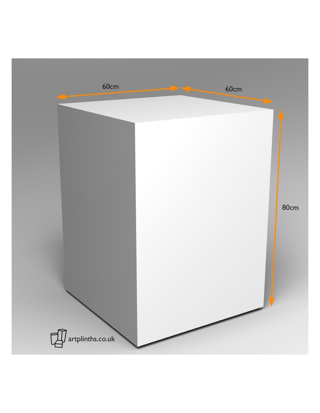 Display Plinth 80H X 60WD Cm Events Exhibition Pedestal Painted