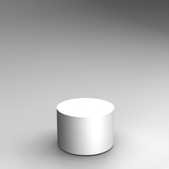 40H x 60Dcm cylinder plinth