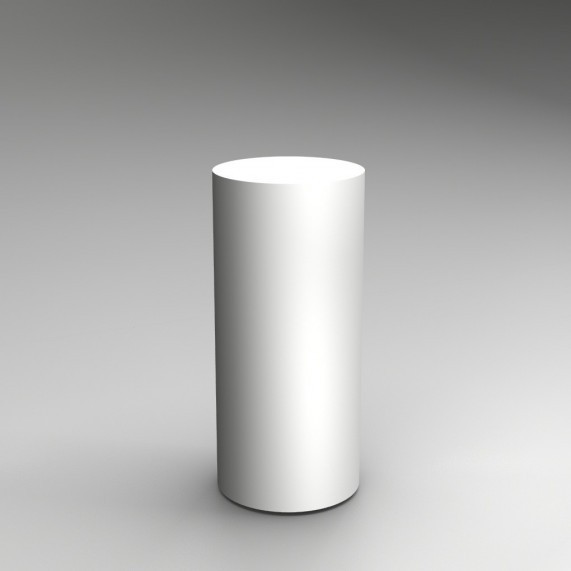 100H x 45Dcm cylinder plinth