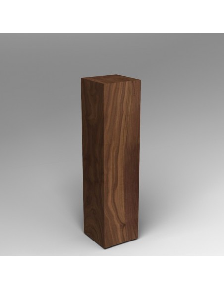 walnut Plinth 60H x 30W x 30D cm