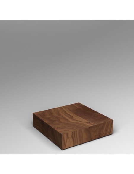 walnut Plinth 20H x 80W x 80D cm