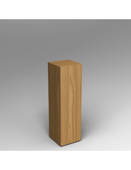Oak Veneered Plinth 100H x 30W x 30D cm