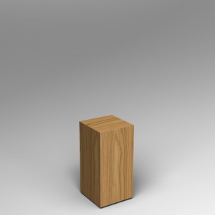 Oak Plinth 60H x 30W x 30D cm