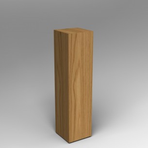 Oak Plinth 60H x 30W x 30D cm