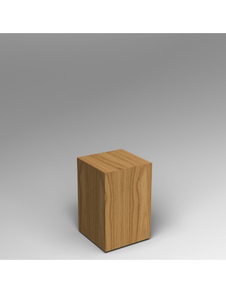 Oak Plinth 60H x 30W x 30D dimensions
