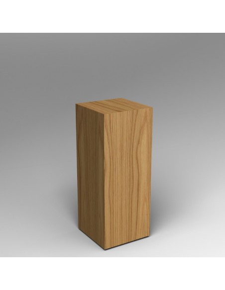 Oak Plinth 100H x 40W x 40D cm