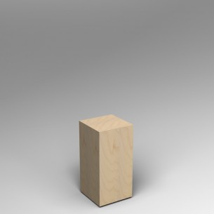 Birch ply Plinth 60H x 30W x 30D cm