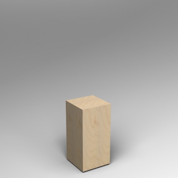 Birch ply Plinth 60H x 30W x 30D cm