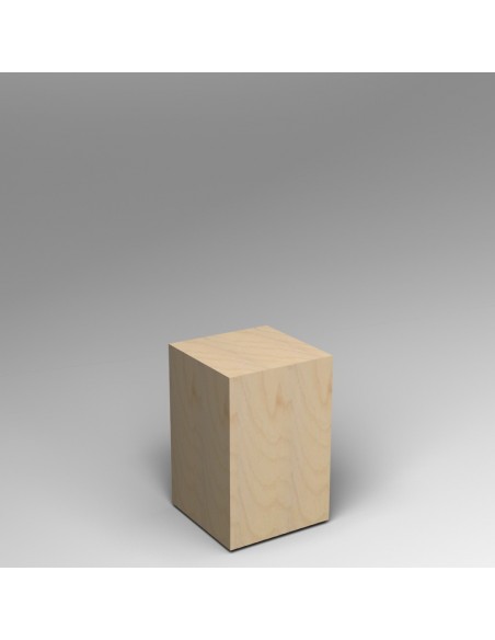 Birch Plywood plinth 60H x 40W x 40D cm 