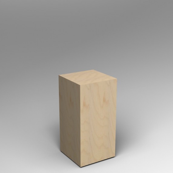 Birch Ply plinth 80 H x 40W x 40D cm