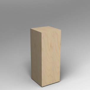 Birch Plywood Plinth 100H x 40W x 40D cm 