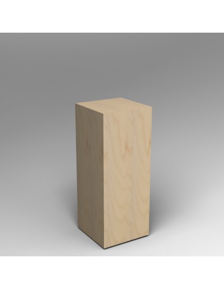 Birch Plywood Plinth 100H x 40W x 40D cm 