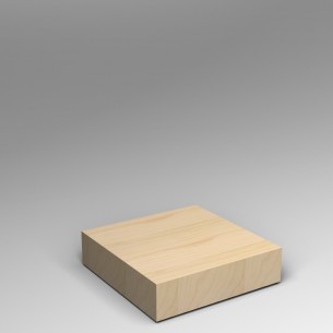 Birch Ply plinth 20 H x 80W x 80D cm