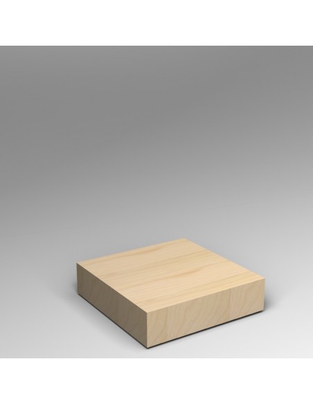 Birch Ply plinth 20 H x 80W x 80D cm