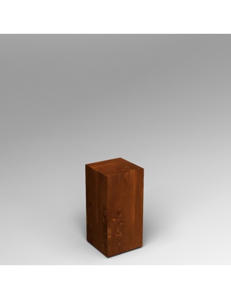 Sapele Veneered Plinth 60H x 30W x 30D cm