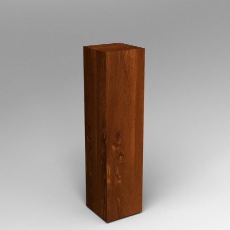 Sapele (Mahogany) Plinth 120H x 30W x 30D cm