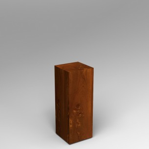 Sapele Veneered Plinth 60H x 30W x 30D cm