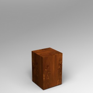 Sapele (Mahogany)  Plinth 60H x 40W x 40D cm