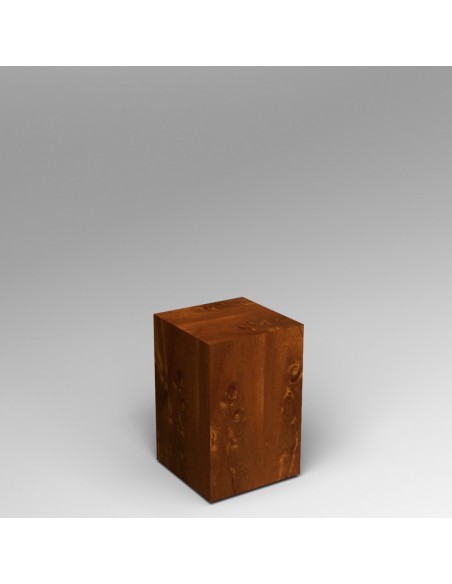 Sapele (Mahogany)  Plinth 60H x 40W x 40D cm
