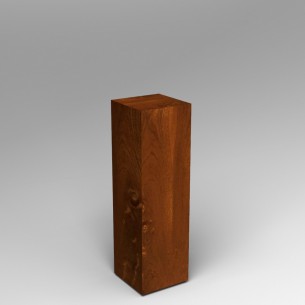 Sapele Plinth 100H x 30W x 30D cm