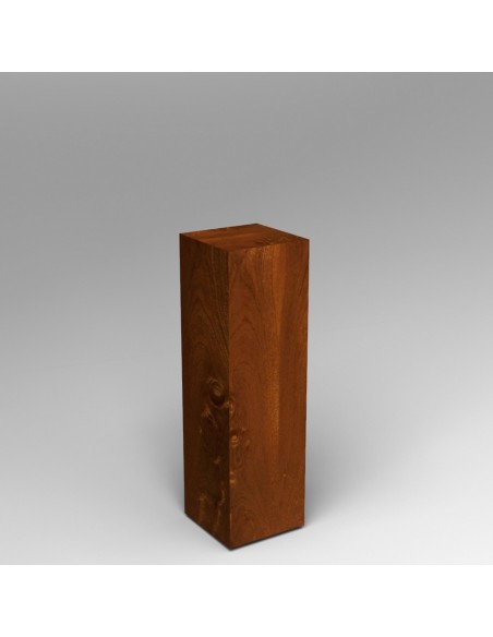 Sapele Plinth 100H x 30W x 30D cm