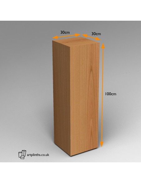 Walnut 100H x 30W x 30D