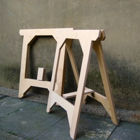 Birch Ply gallery trestles to hire