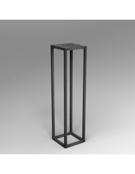 Steel frame plinth 130H x 30W x 30W cm