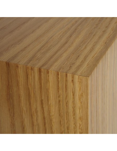 Oak Veneered Plinth 100H x 30W x 30D cm