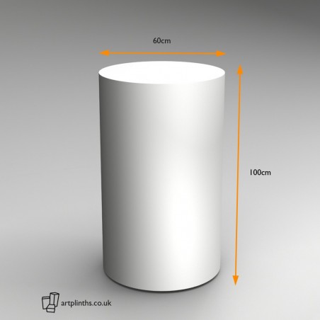100H x 60Dcm cylinder plinth hire