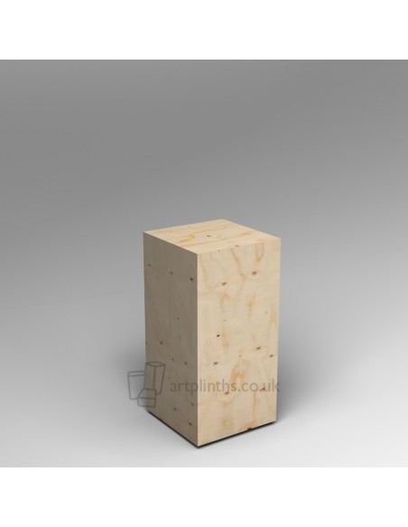 Spruce Ply plinth  80H x 40W x 40D cm SALE
