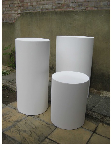 40H x 45Dcm cylinder plinth