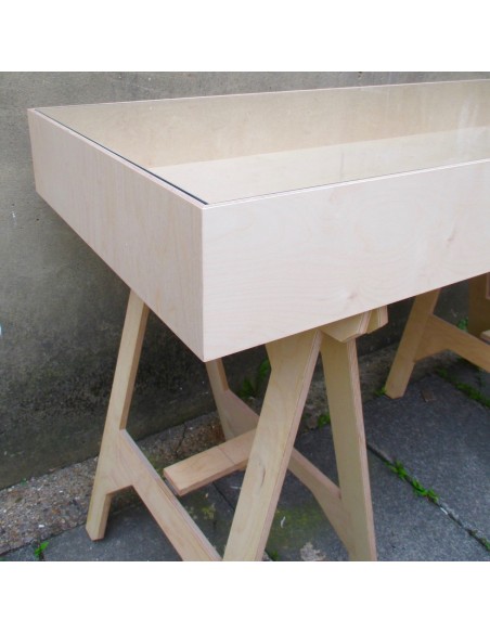 Vitrine | Birch Ply | Trestles 