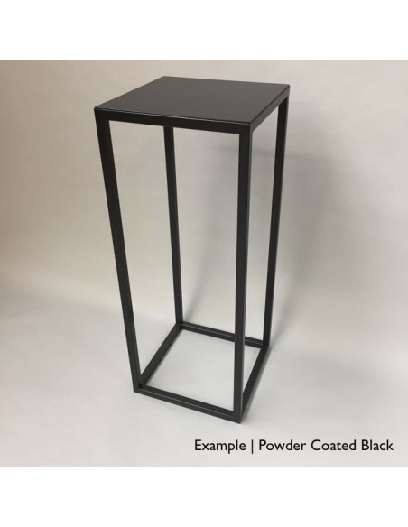 Steel frame plinth 130H x 30W x 30W cm