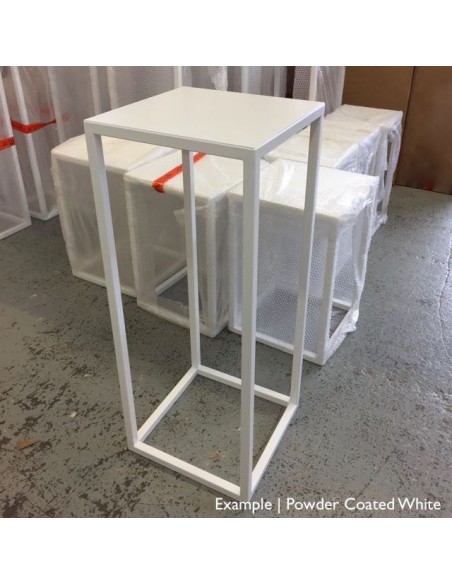 Steel frame plinth 80H x 30W x 30W cm