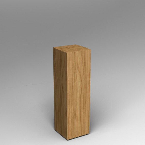 Oak Plinth 100H x 35W x 35D cm Artplinths London Hire