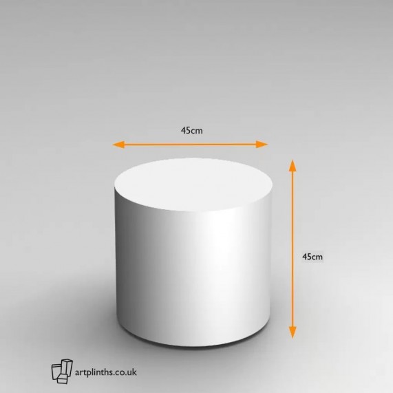 Round Cylinder Pedestal Plinth - 55cm(Diameter - 30cm)