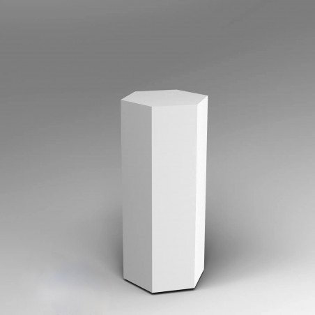 Hexagon plinth for hire London
