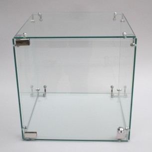 Hire Glass Display Case 35cm locking