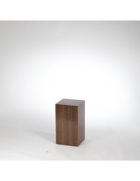 walnut Plinth 60H x 30W x 30D cm