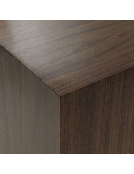 walnut Plinth 60H x 30W x 30D cm