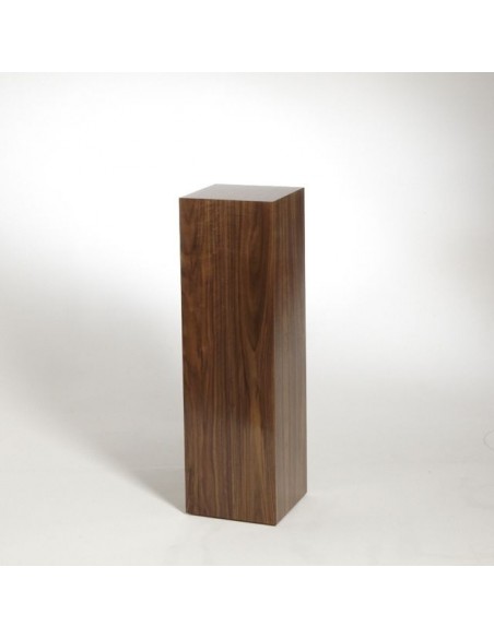 walnut Plinth 20H x 80W x 80D cm