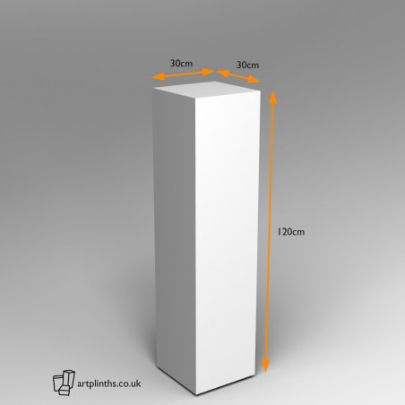 Painted Artplinth 120 H x 30 W x 30 D cm Sales plinth London