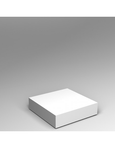 Low platform plinth by artplinths 20H x 80W x 80D cm