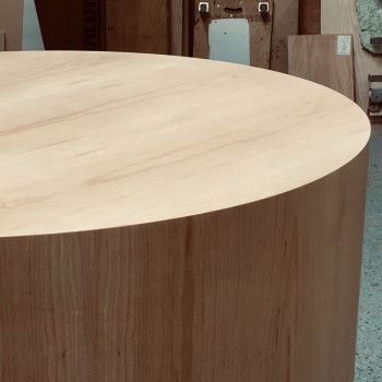 Hardwood Cylinder Plinths 45cm Diameter